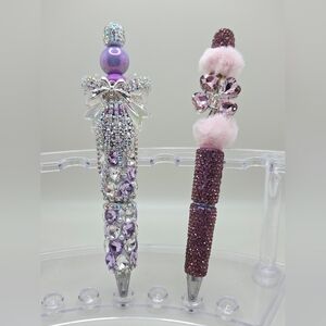 Handmade Beaded Pens And Journal Set